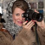 Woman with camera