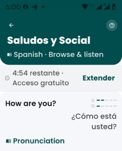 Simple, practice interface