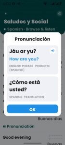 Pronunciation in your own language